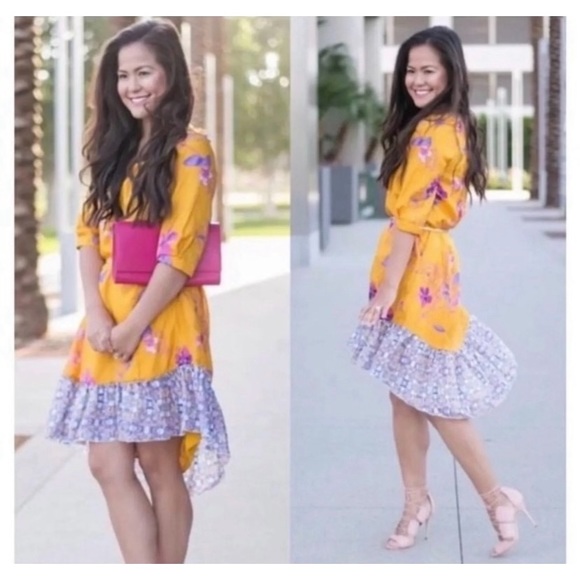 ANTHROPOLOGIE VANESSA VIRGINIA RAINFOREST SILK RAINFOREST DRESS SIZE SMALL - Picture 7 of 16